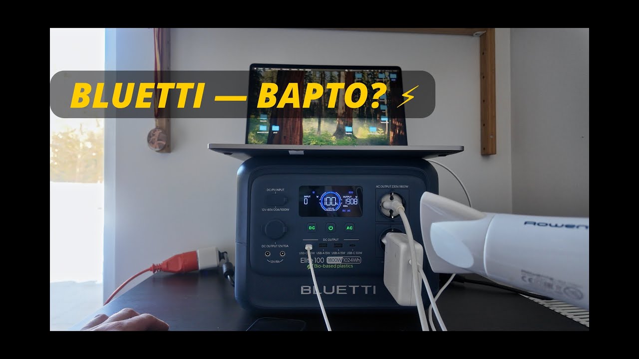 Огляд електростанції Bluetti elite 100v2