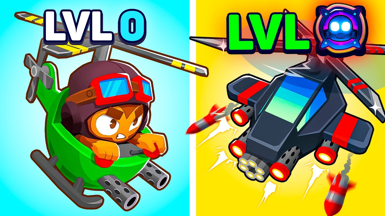 É Possível Vencer no BLOONS SÓ COM O HELICÓPTERO?