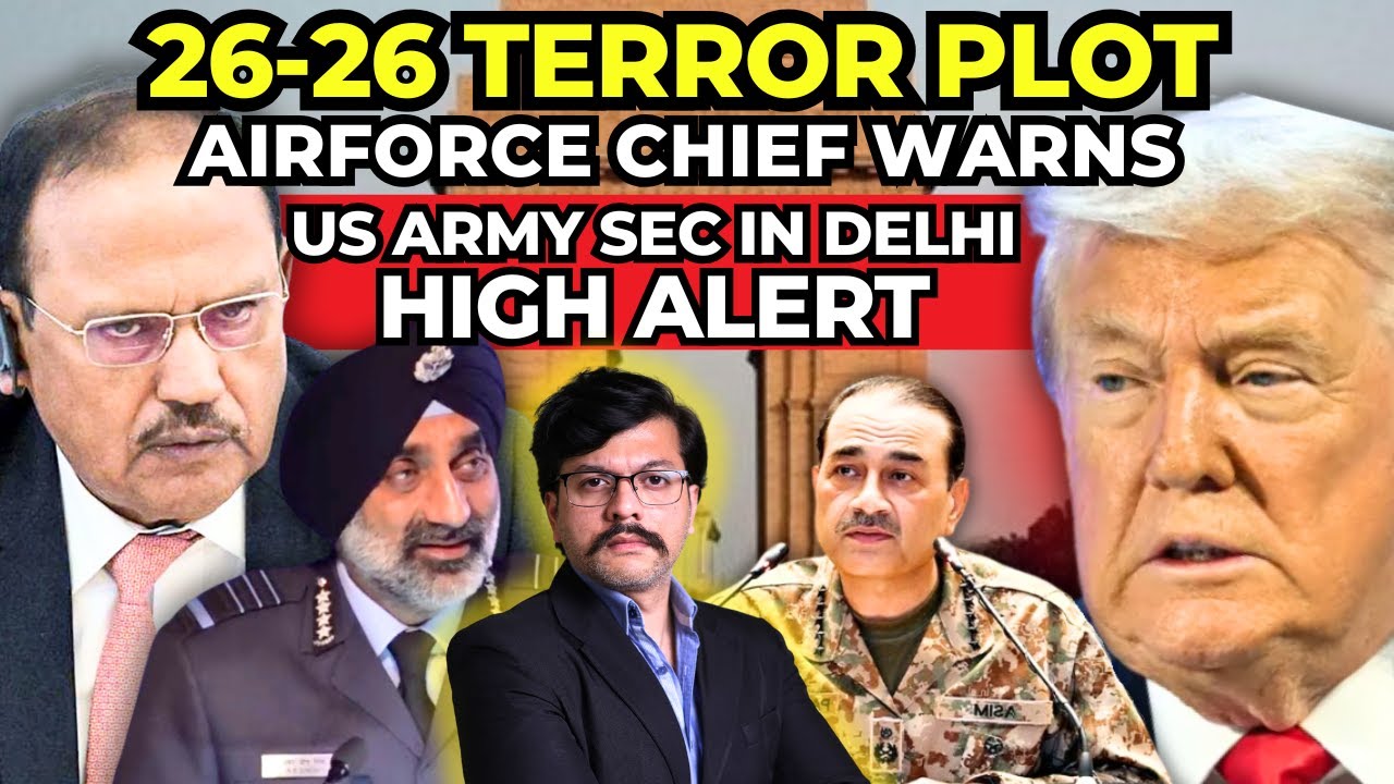 Asim Munir PLANS Self Destruction | US Army Secretary in Delhi | Indian Airforce Chief  WARNING