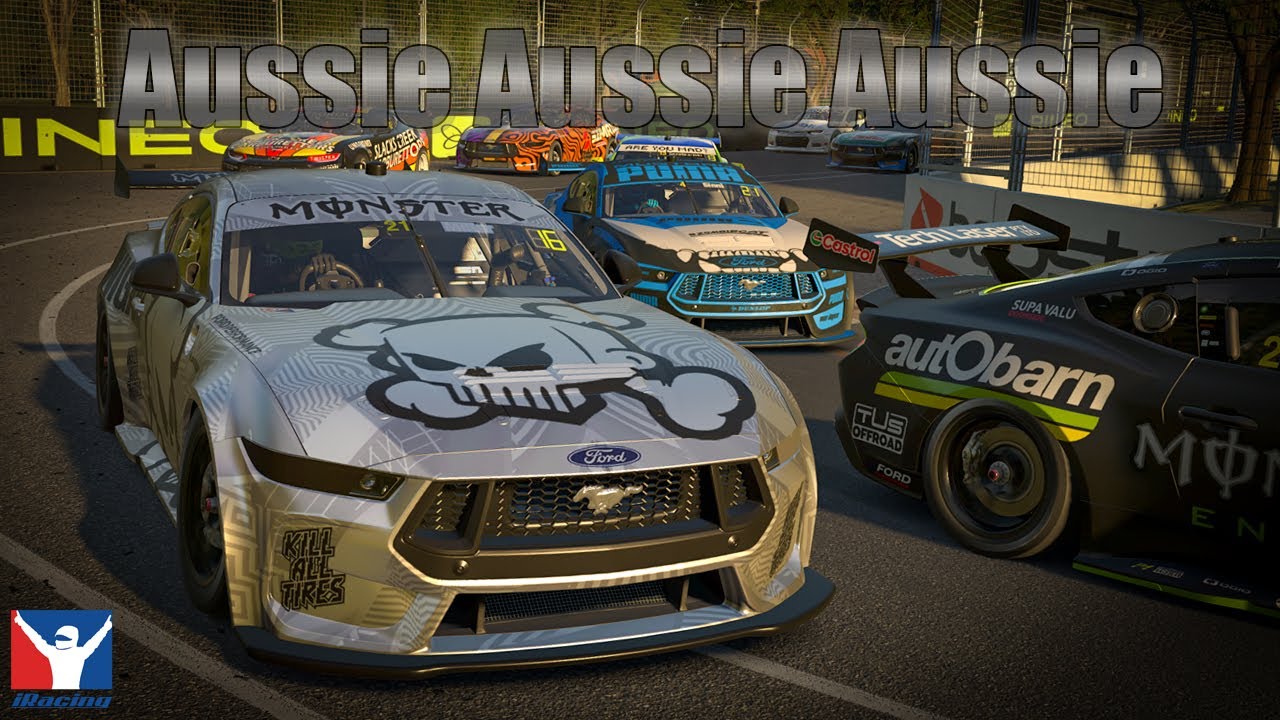 Supercars @ Adelaide | iRacing | Supercars | Adelaide Street Circuit | Ford Mustang