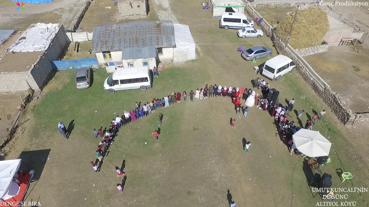 DRONE GÖRÜNTÜSÜYLE HARİKA DÜĞÜN'ALTIYOL KÖYÜ-ÇALDIRAN