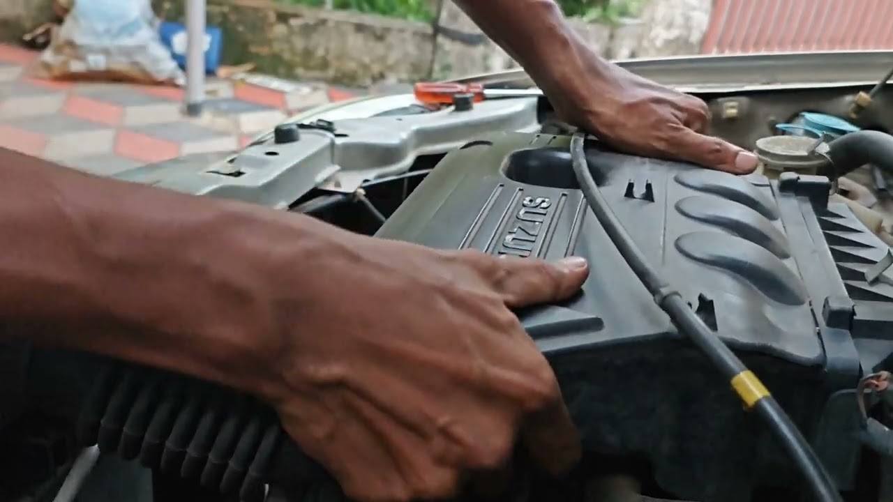 How to change air filter /Alto K10 air filter replacement 