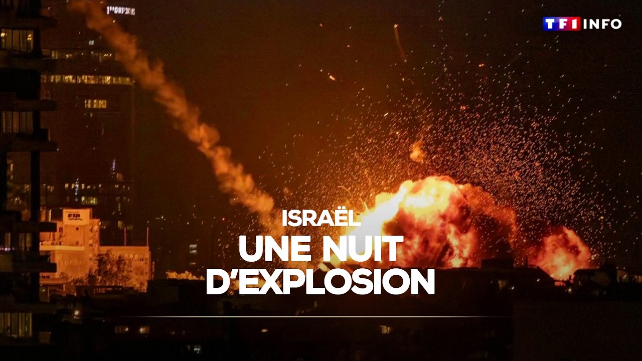 Nuit d'explosions en Israël｜TF1 INFO