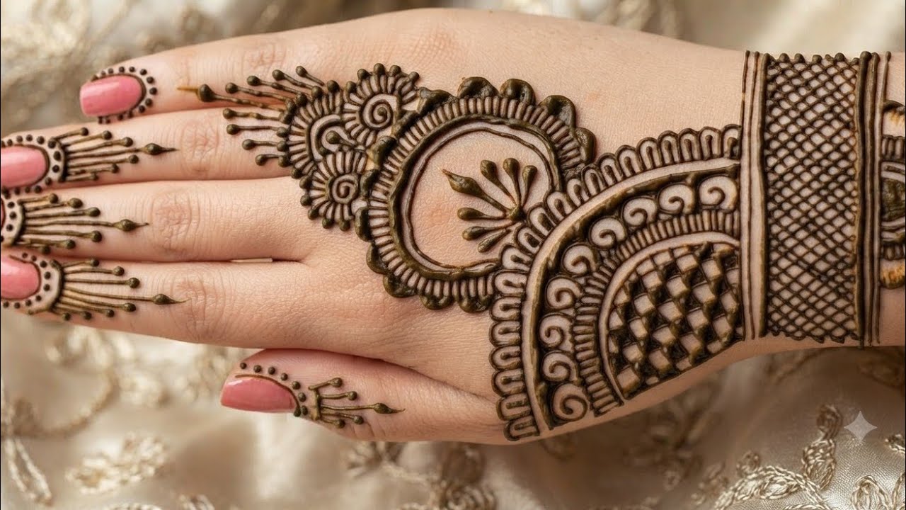 Easy beautiful stylish mahendi disign ll back hand mehendi design//eid special mahendi disign 