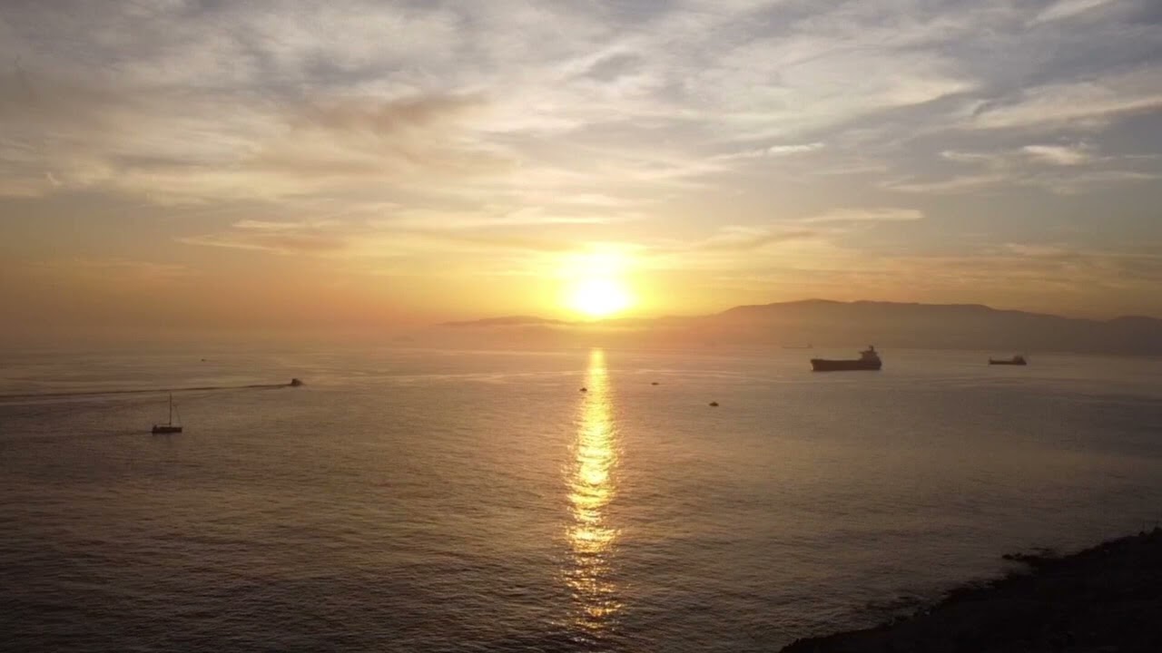 DJI Mavic mini 2       sunset                         europa point gibraltar
