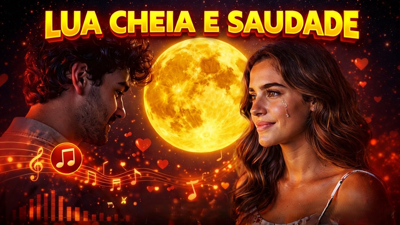 LUA CHEIA, MEU GUIA - Sertanejo Romântico (Para quem vive uma grande saudade ✨🌕)
