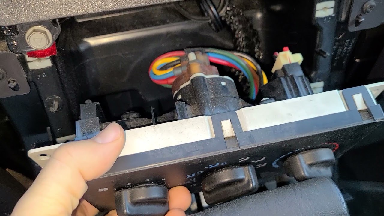 OneWayLight LED - Climate Control Bulb Locations in a Jeep Cherokee XJ
