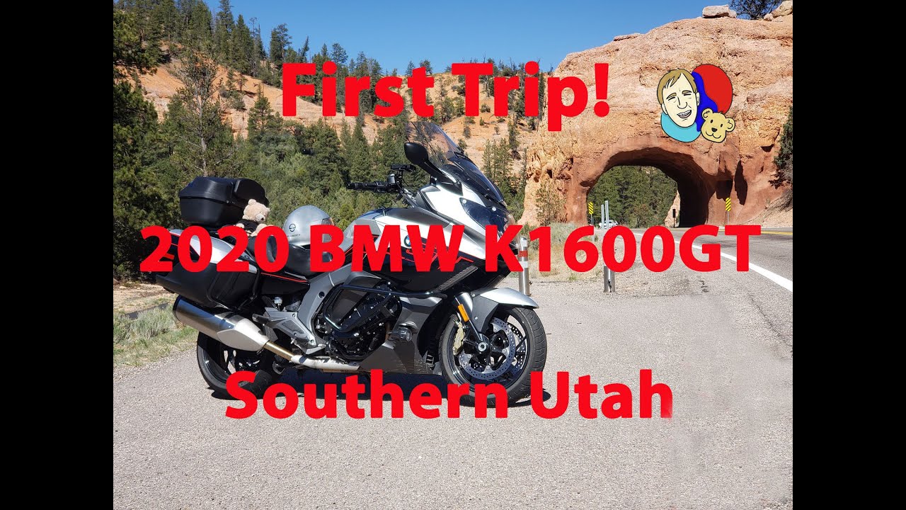 We take our First Trip on the 2020 BMW K1600 GT to Southern Utah's Scenic Byway 12 and Snow Canyon!