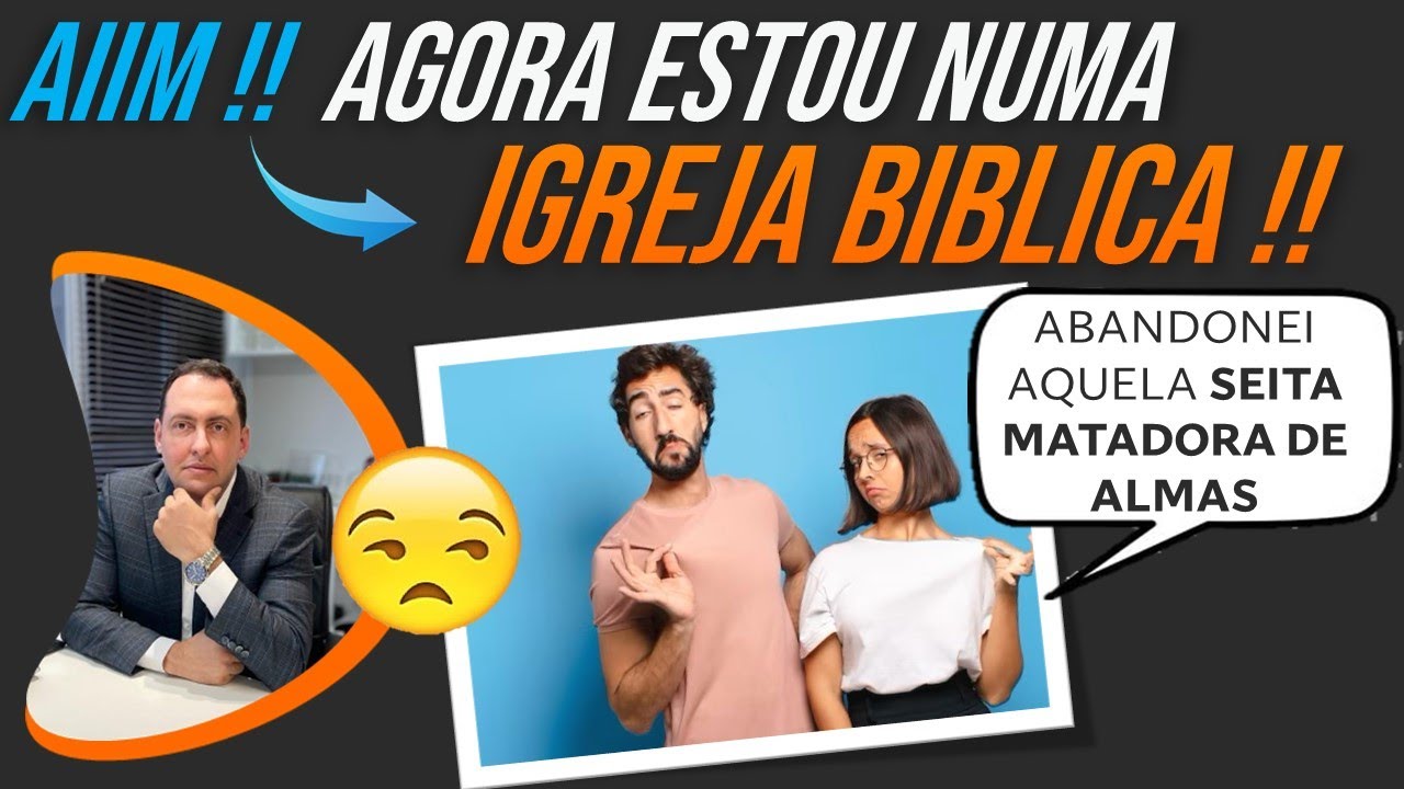 Ainn Agora agora estou numa igreja bíblica! abandonei a seita matadora de almas (CCB)