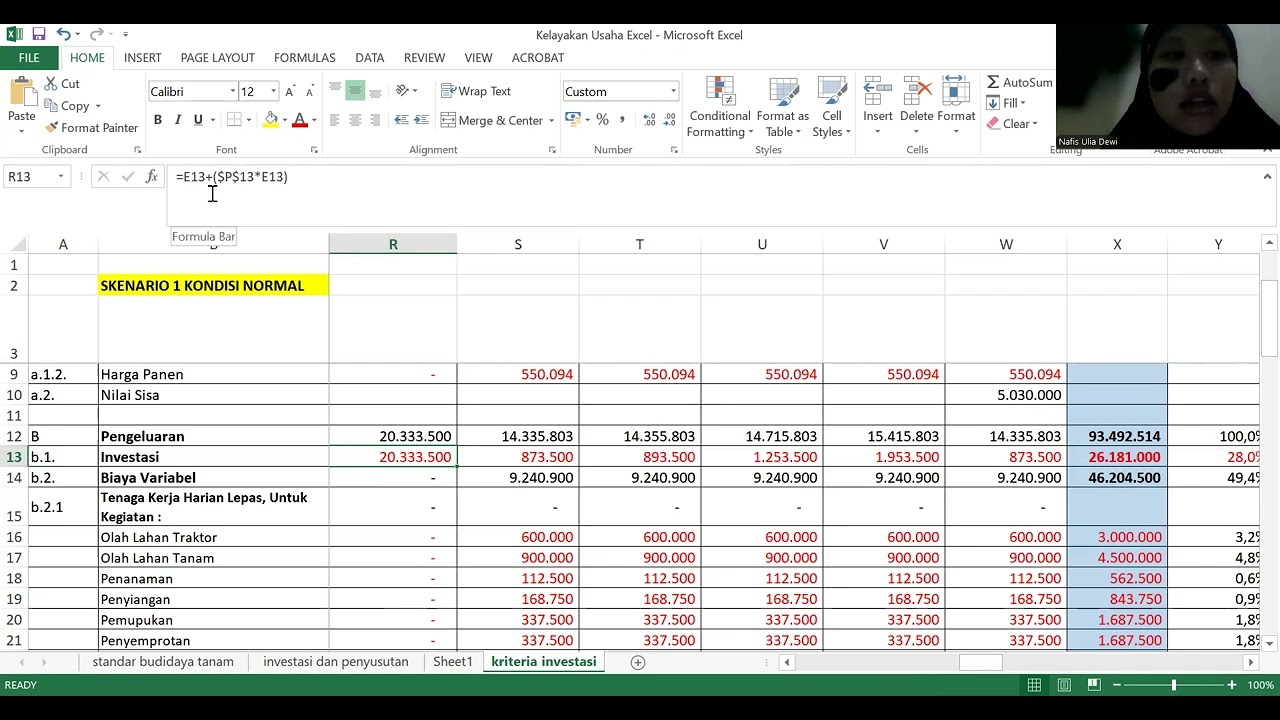 Analisis Kelayakan Usaha Video part 4