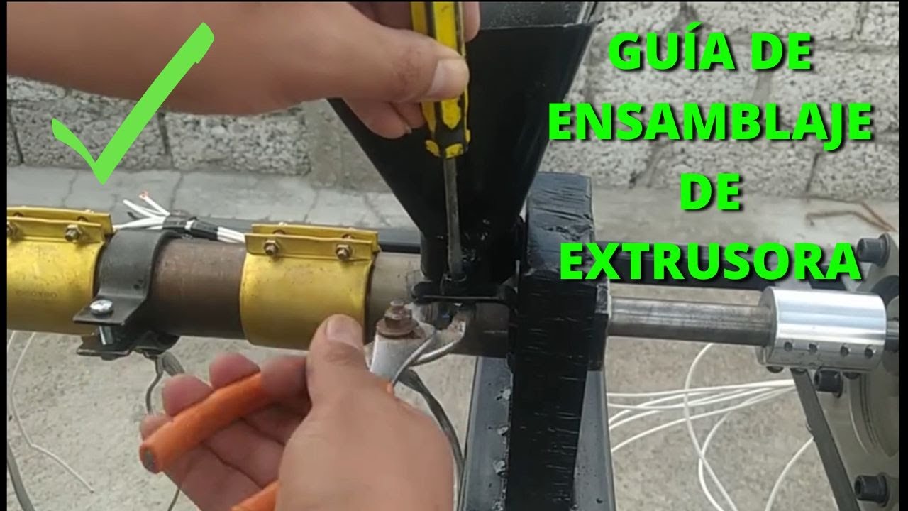 Armado de Extrusora de Plástico: Tutorial Paso a Paso para Principiantes