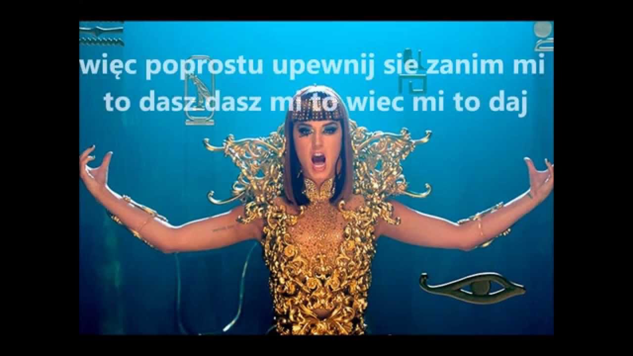 katy perry-dark horse tłumaczenie pl