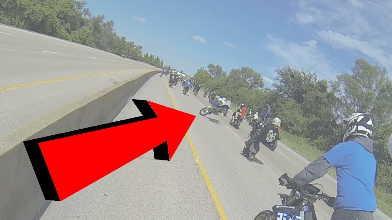 ZackGoes Motorcycle Crash At Ride Of The Century 2018 (ROC)