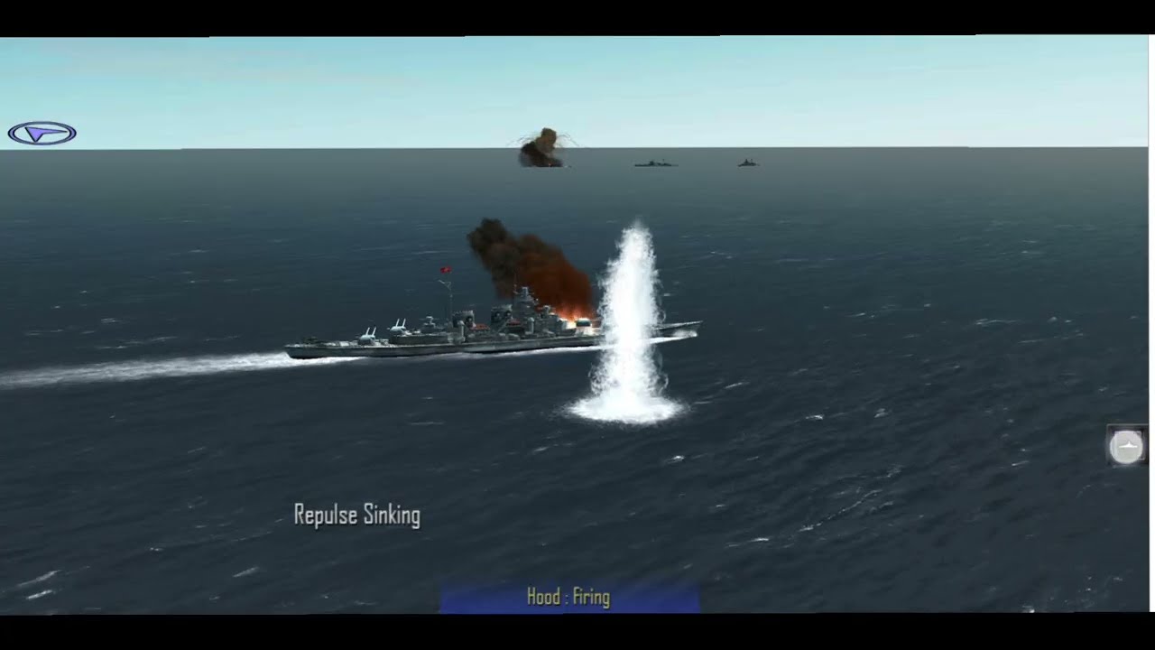 Atlantic Fleet:- Insane battle between 1 vs 3|| Kms Hutten vs 3 British Battle cruiser