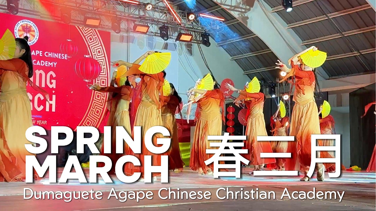 【春三月Spring March】By Dumaguete Agape Chinese Christian Academy  on Negros Oriental Art Month