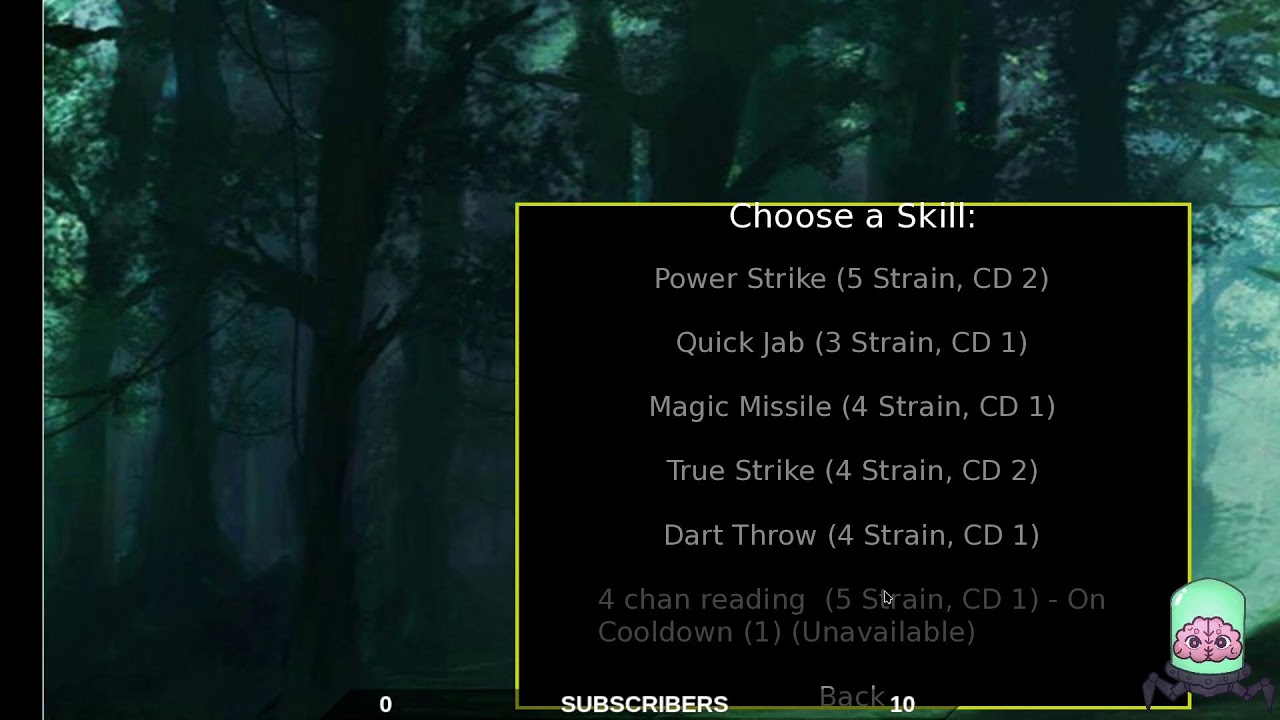 Test Strain Combat - Video game Development