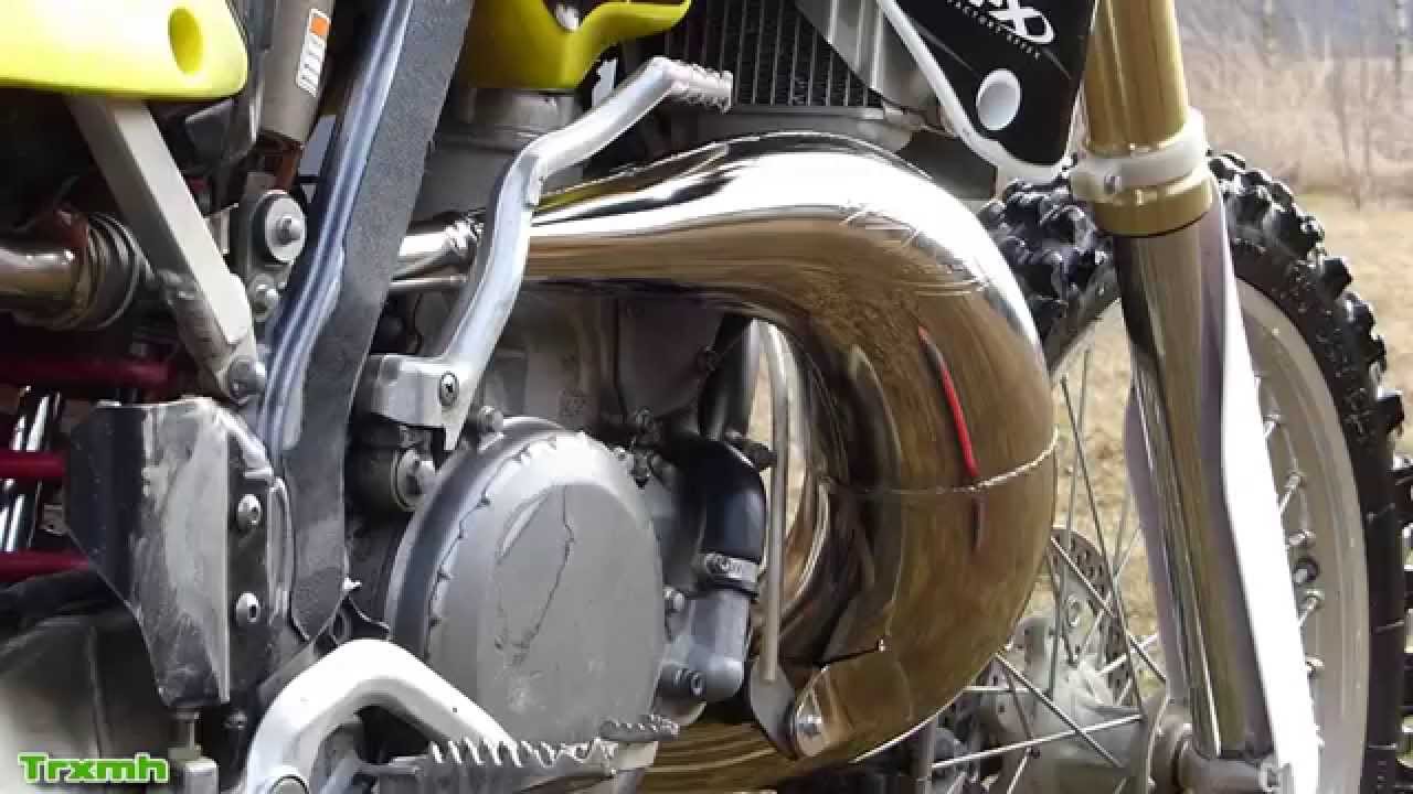 Suzuki RM 250 FMF Fatty Pipe & Shorty - First Start up