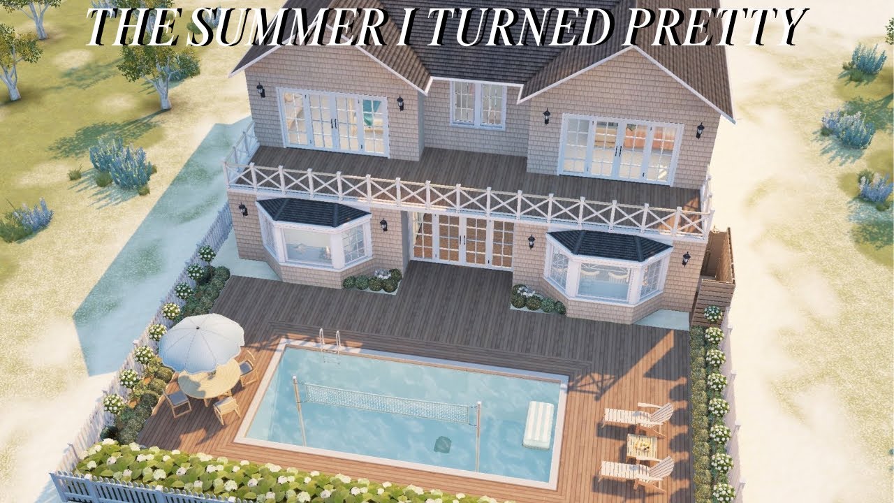 Лето, когда я превратилась в очаровательный дом в стиле Sims Freeplay 🤍🦭⚓️🍦