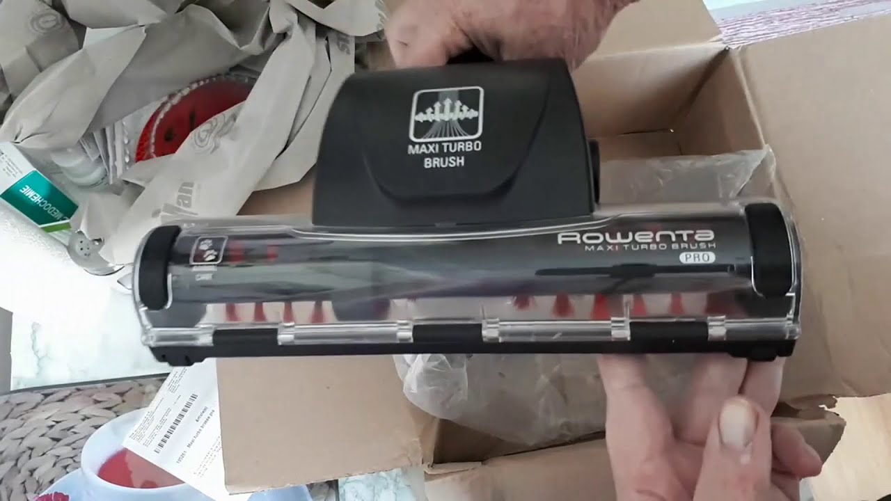 Unpacking Maxi turbo brush pro Vacuum cleaner ZR902201 ROWENTA
