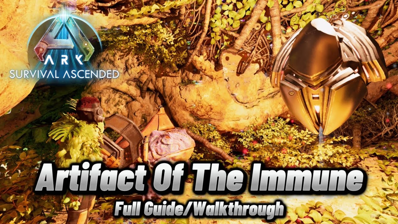 Ark: Survival Ascended The Island Artifact Of The Immunity ПОЛНОЕ руководство Swamp Cave