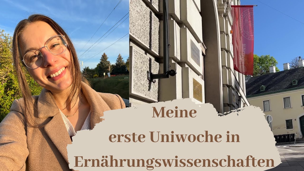 First week at uni | Ernährungswissenschaften Uni Wien | VLOG