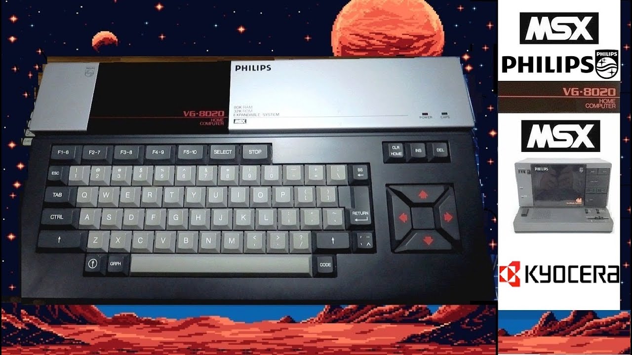 PHILIPS MSX VG-8020 (c) 1984 — Прекрасный 8-битный компьютер!