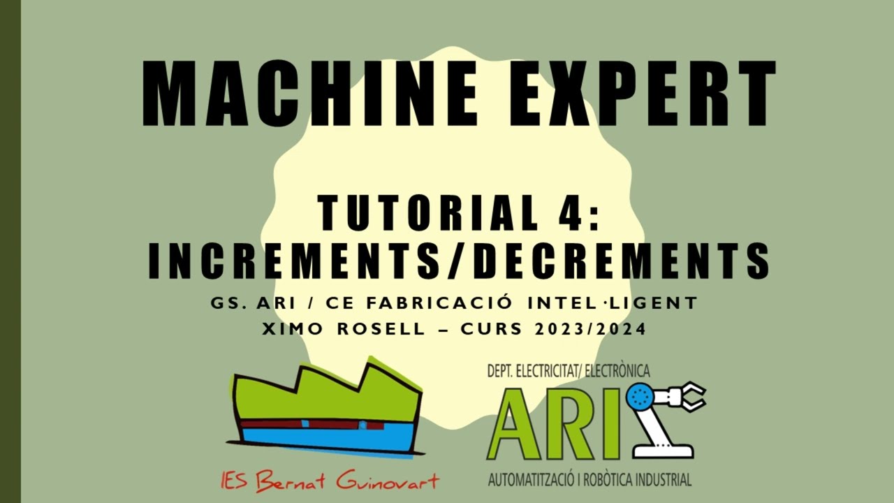 Schneider Machine Expert. M241. Tutorial 4: Increments / Decrements