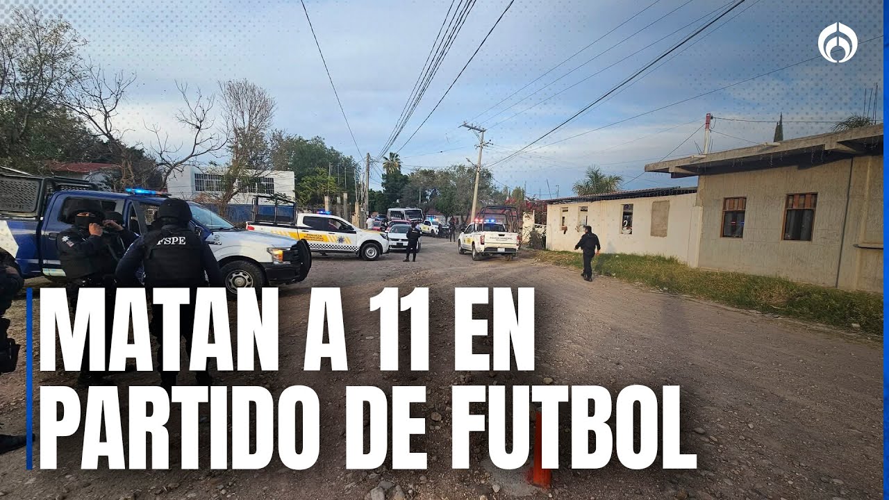 Masacre en cancha de futbol en Salamanca deja 11 muertos; 'La Marrisa' deja narcomanta