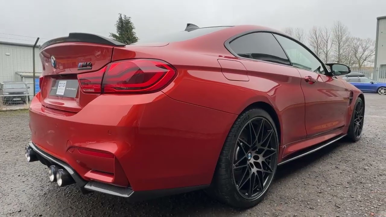 Sakhir Orange BMW M4 Competition. Over £6000 of options & upgrades. Full BMW history with low miles.