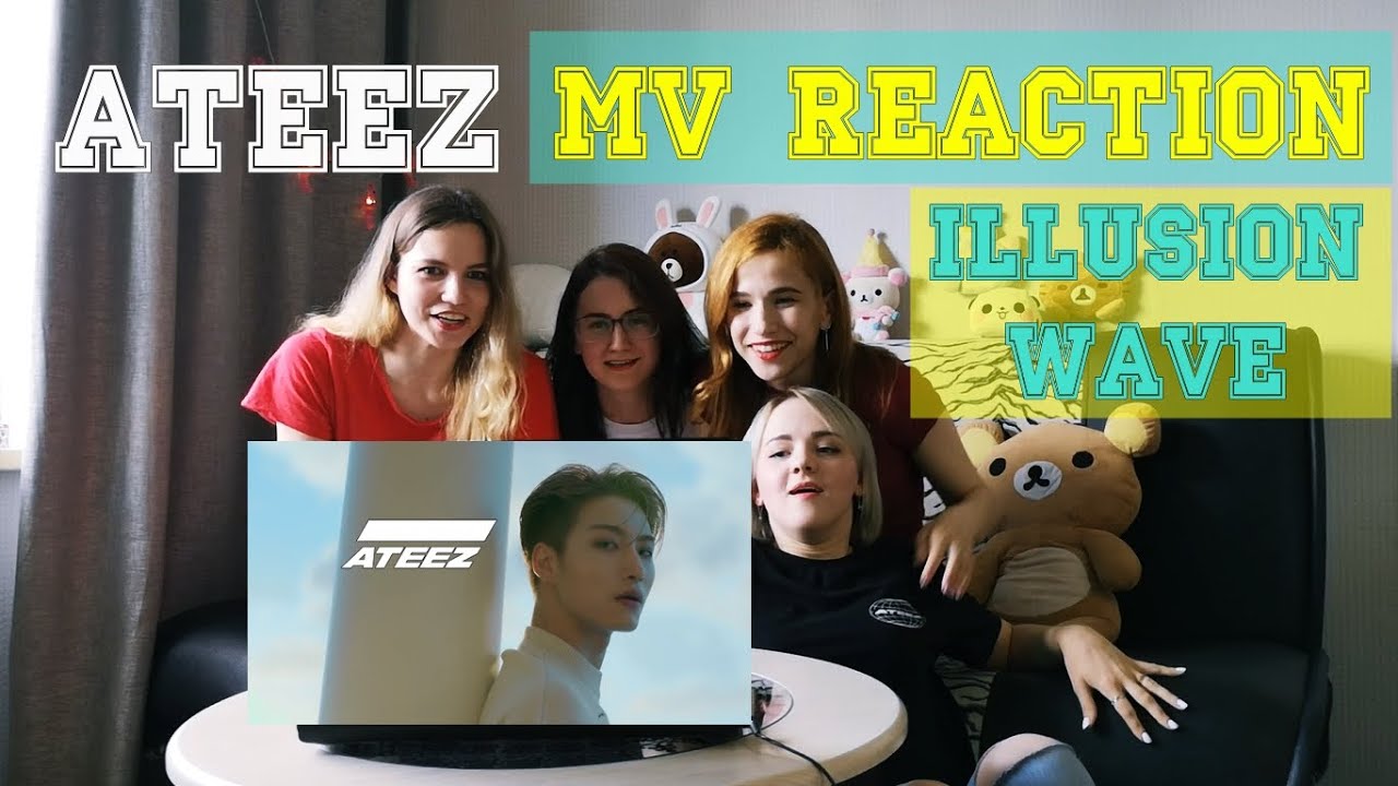РЕАКЦИЯ ATEEZ - ILLUSION and WAVE MV REACTION by JOYBEE