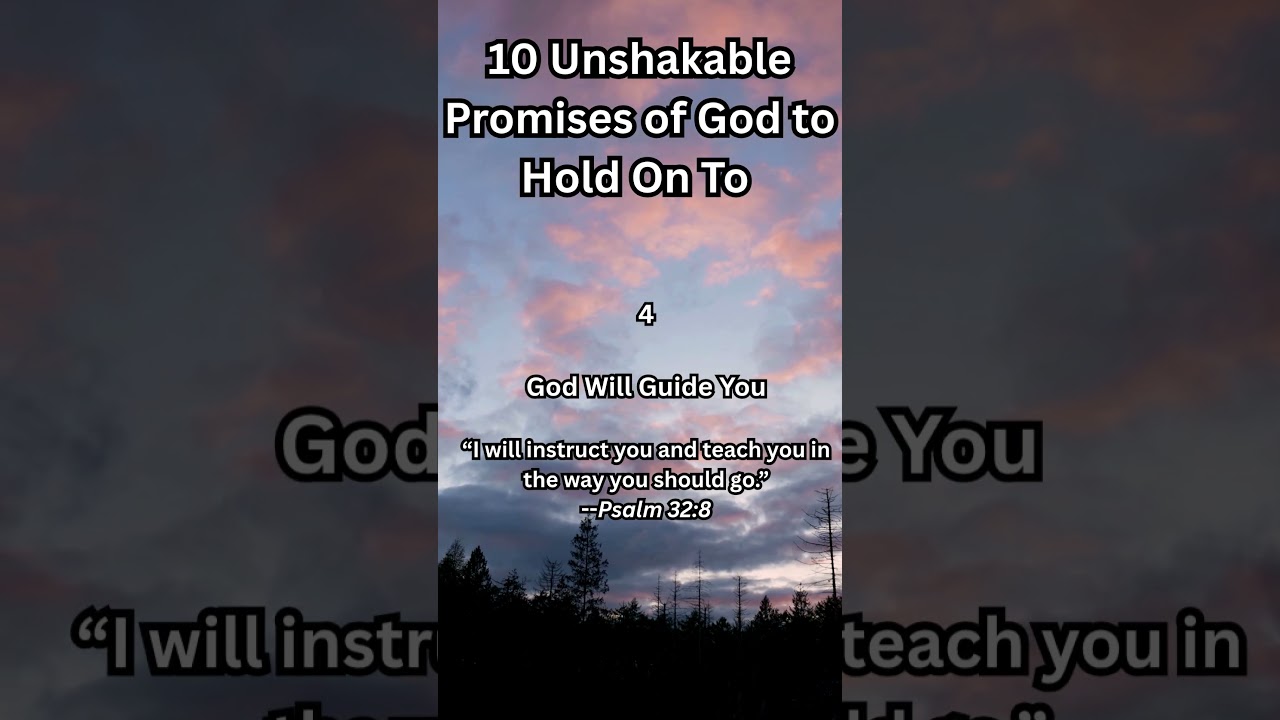 Unshakable Promises of God to Hold On To