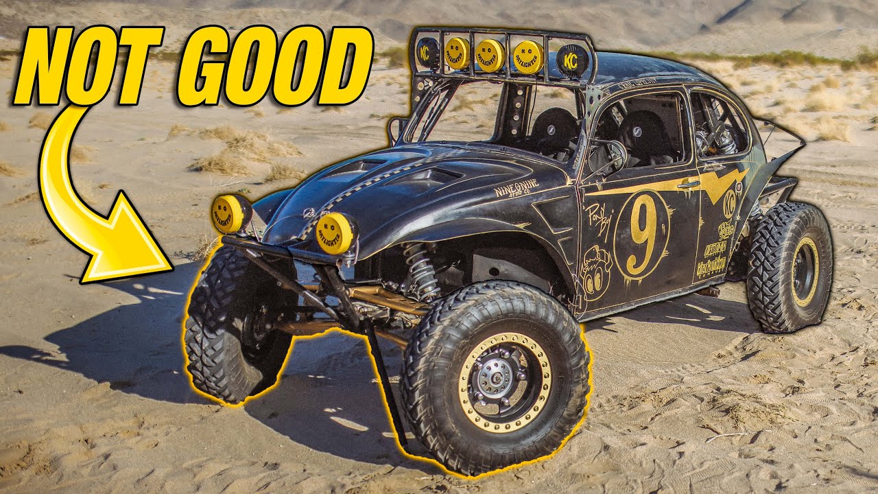 Honda Powered Bug Hits The DIRT! & I Immediately Broke It...