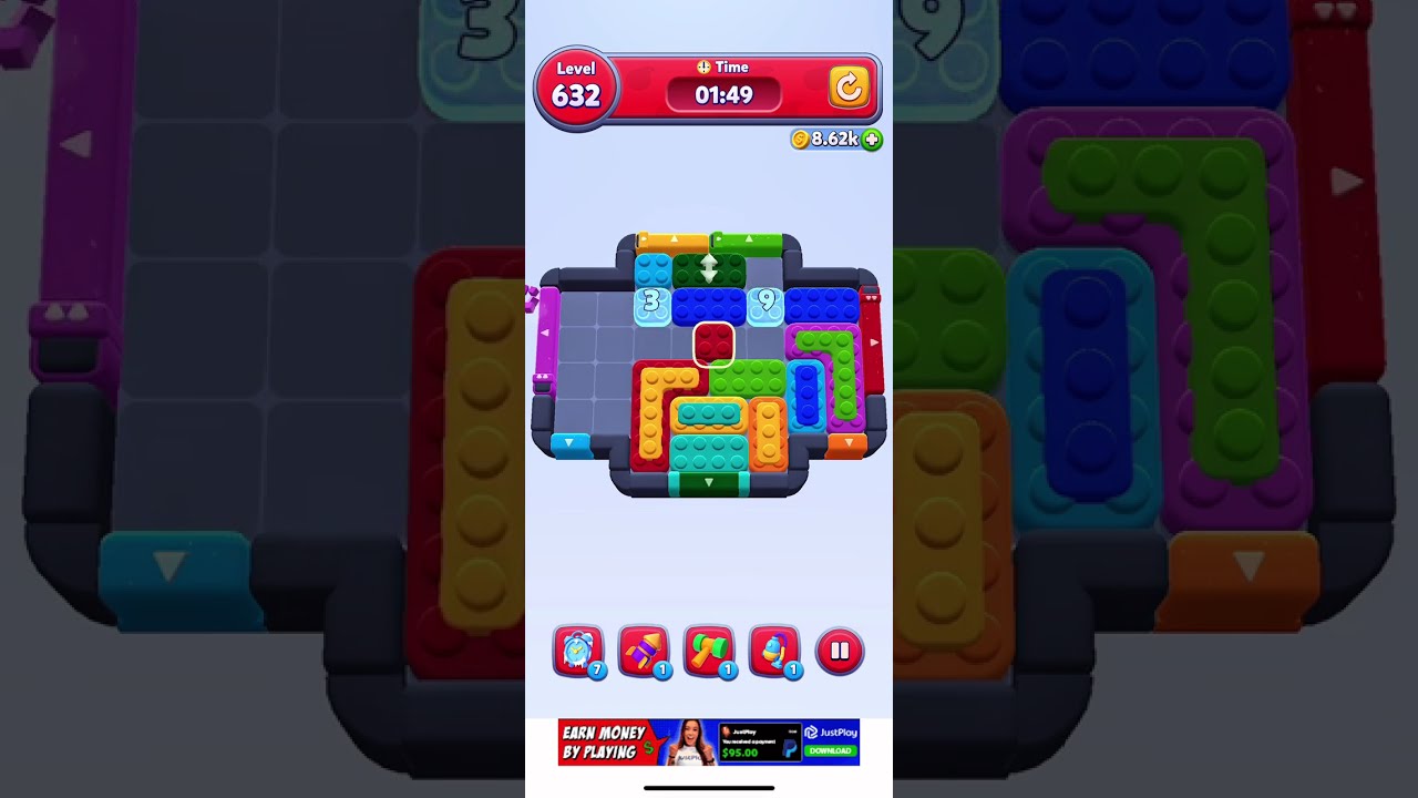 Solve Color Block Jam 632