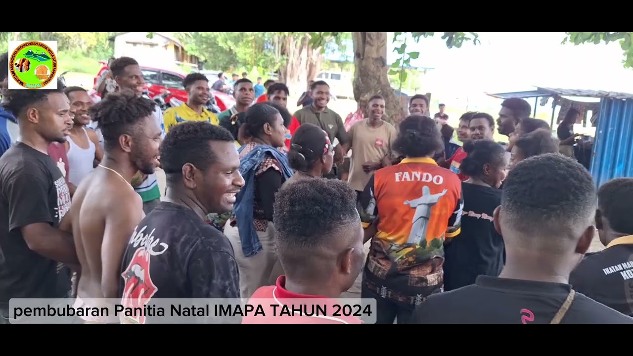 TUMBUH TANAH USAI IBADAH PEMBUBARAN PANITIA NATAL IMAPA