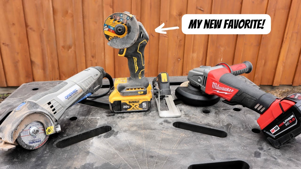 Dewalt 20V Cut Off Tool (DCS438B) vs Dremel Saw Max [+Milwaukee M18 Fuel Grinder]