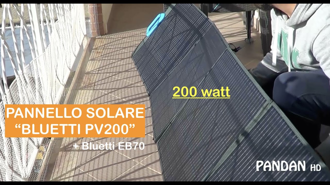 Pannello Solare BLUETTI PV200 (200 watt) - Utilizzo in casa