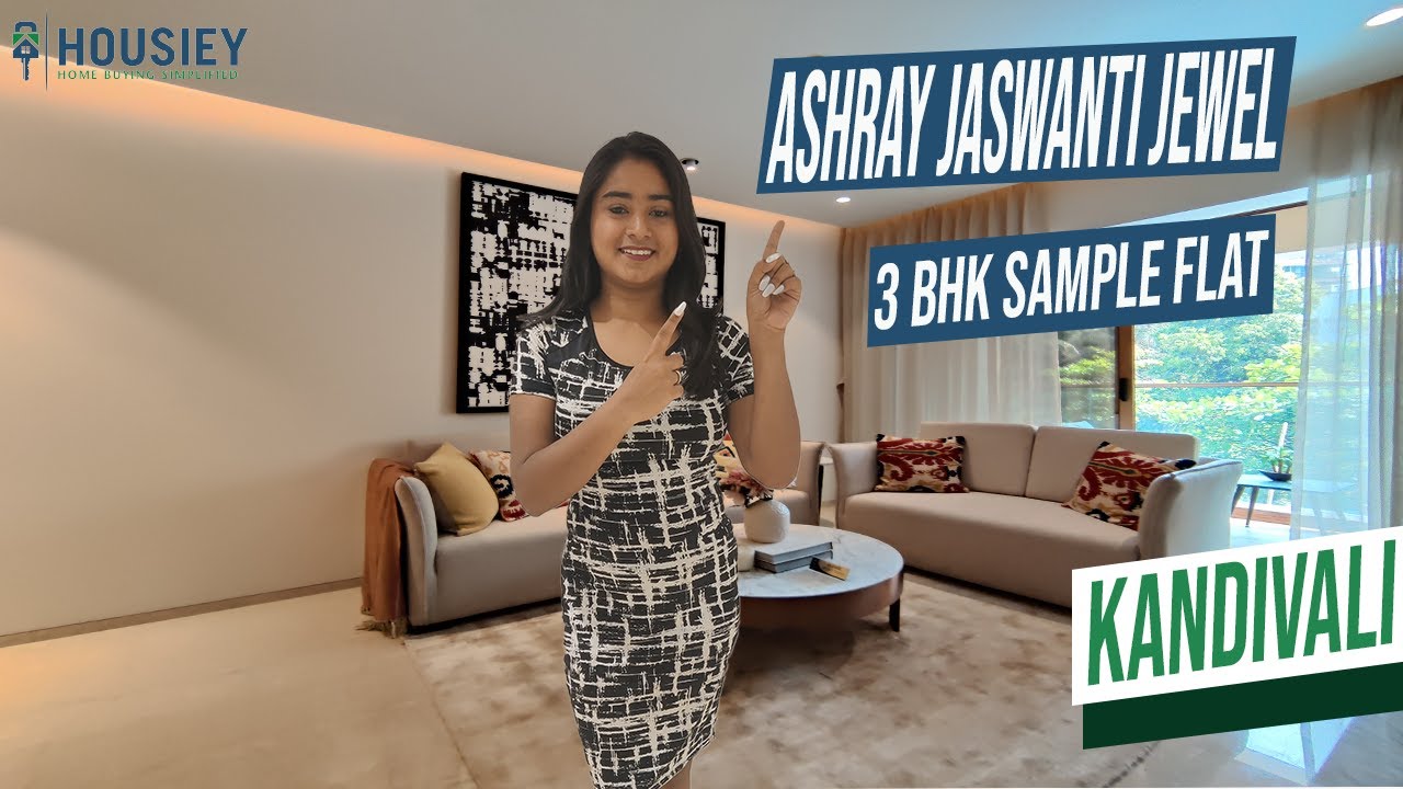 Ashray Group Kandivali | 3 BHK Sample Flat Tour [2025] | Jaswanti Jewel Kandivali West