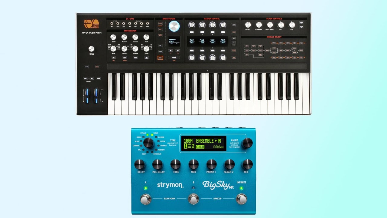A guide to cinematic pads using the Asm Hydrasynth and a Strymon bigsky Mx