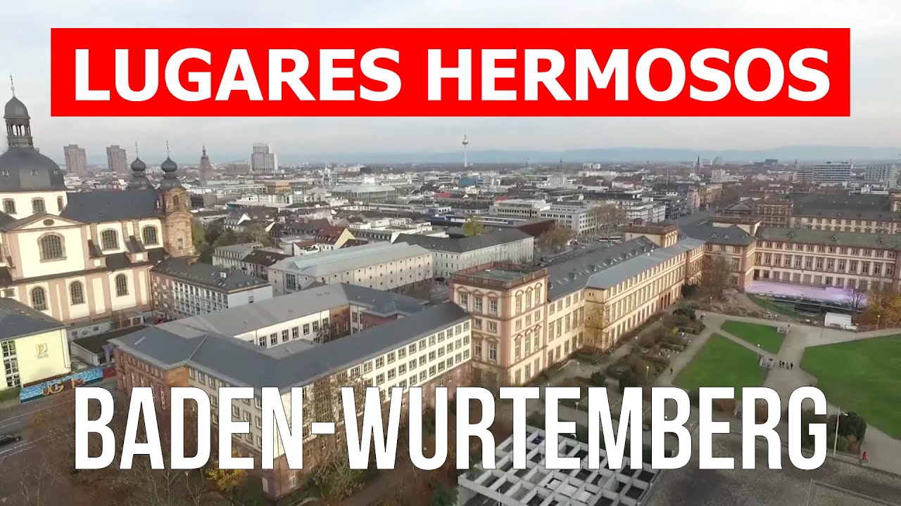 Viaje a Baden-W&uuml;rttemberg, Alemania | Ciudades, turismo, vacaciones, naturaleza | Dron 4k video