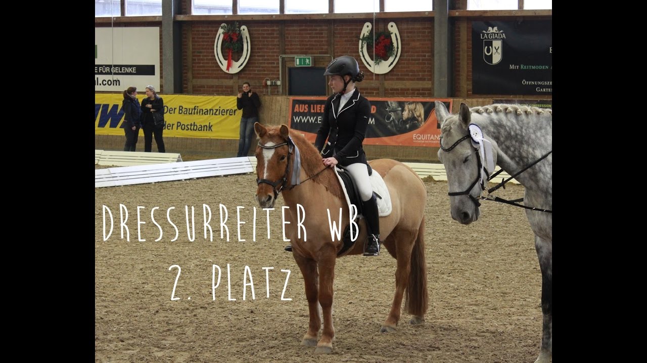 2. Platz Dressurreiter WB - kommentierte Prüfung
