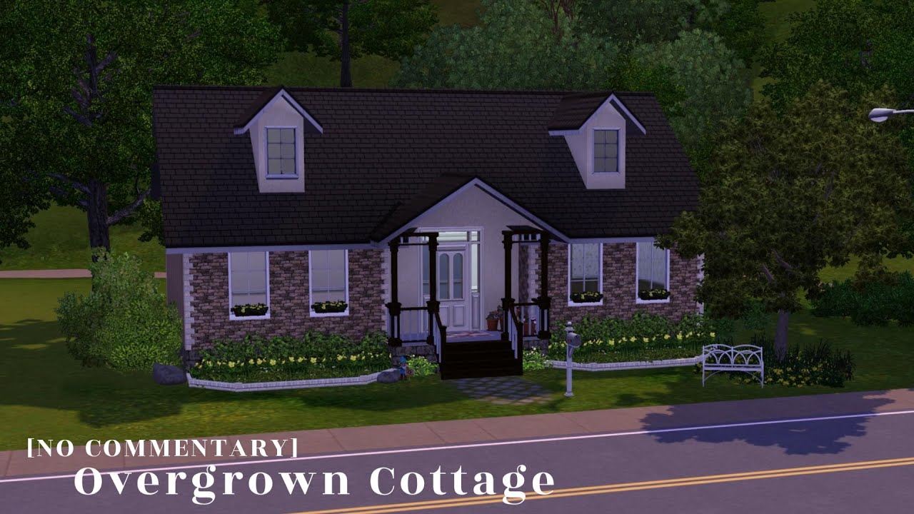 [SIMS 3 SPEEDBUILD]🌱Overgrown Cottage✩°｡🧸 [NO COMMENTARY]