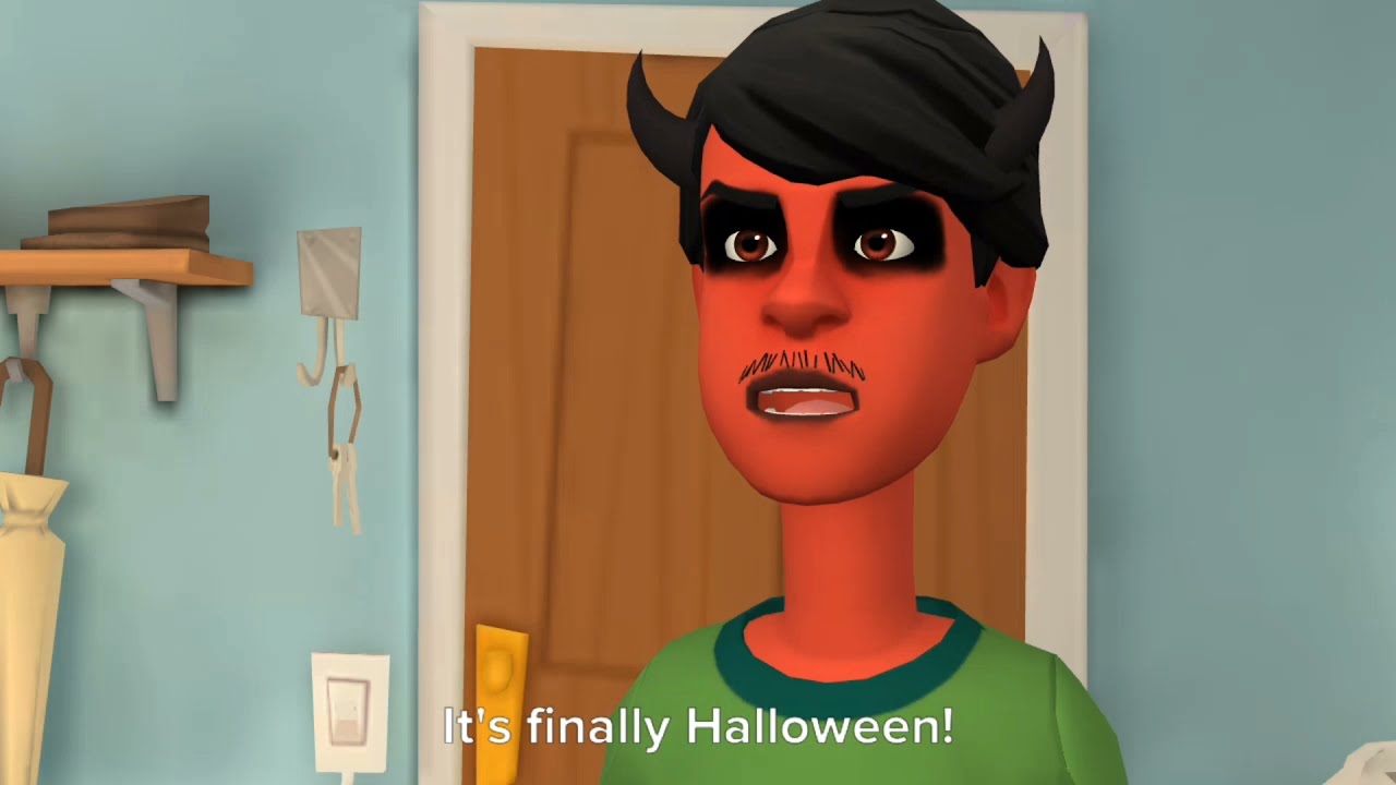 Classic Caillou gets grounded on Halloween S1 E60