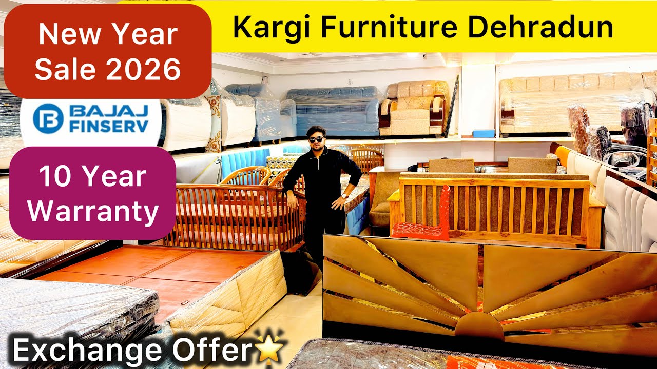 NEW YEAR SALE | BAJAJ FINSERV | EXCHANGE OFFER #kargifurniture #newyearsale #dehradunfurniture 
