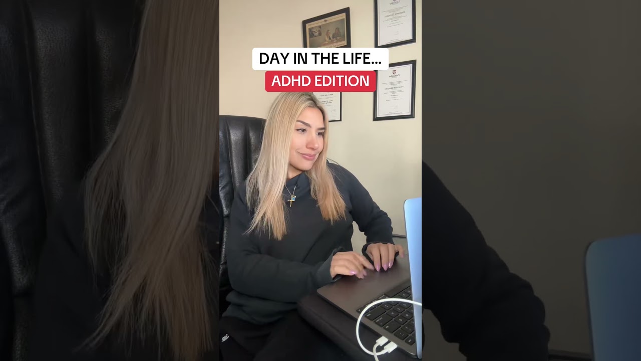 DAY IN THE LIFE WITH ADHD #Psychologist #MentalHealth