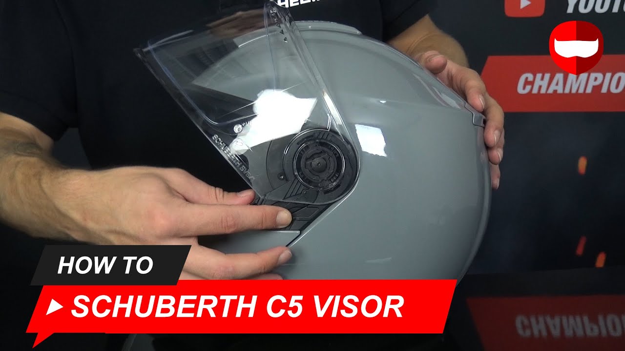 How to Change the Visor of the Schuberth C5 - ChampionHelmets.com