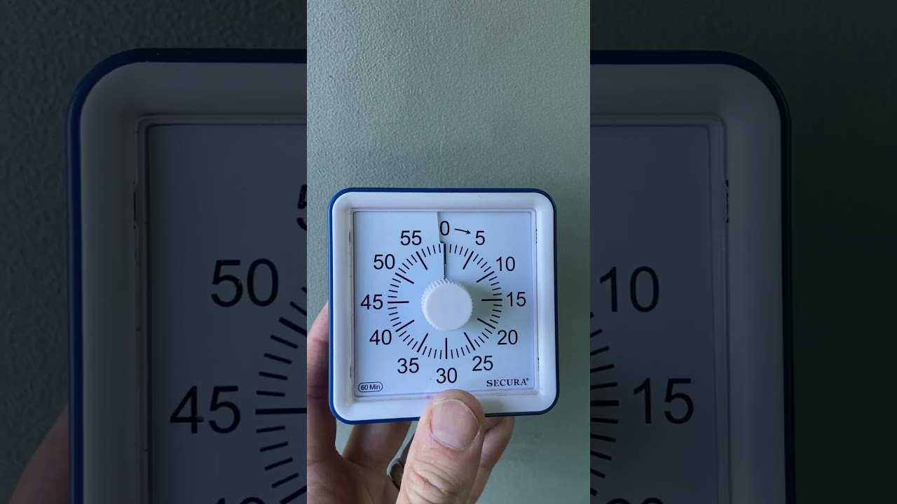 Secura 60‑Minute Visual Timer Review &ndash; Focus Tool for Kids & Adults!