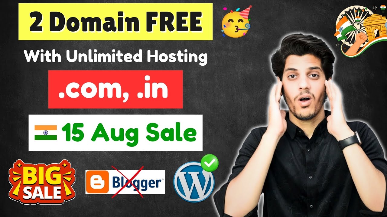🔥2 Free Domains + Best Web Hosting 2025 🚀 Cheap Hosting for WordPress & Unlimited Hosting