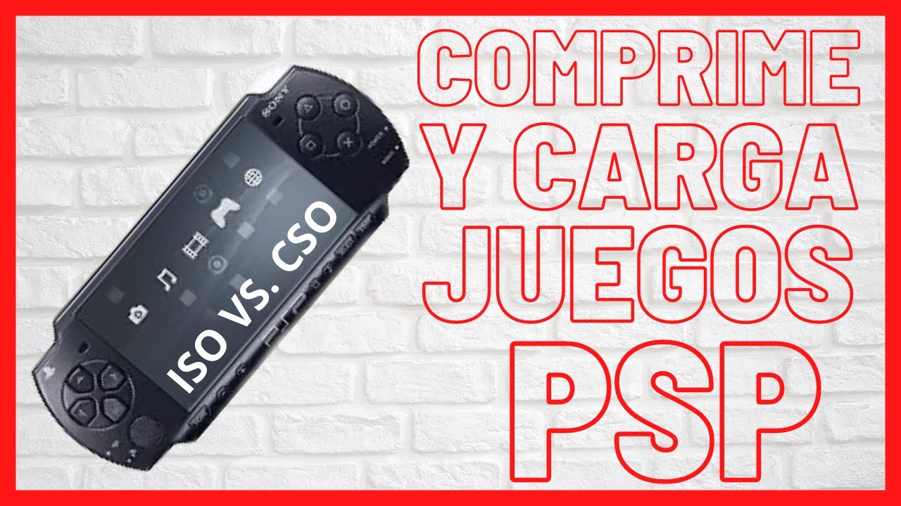 Comprimir juegos de PSP y ahorra espacio FACIL