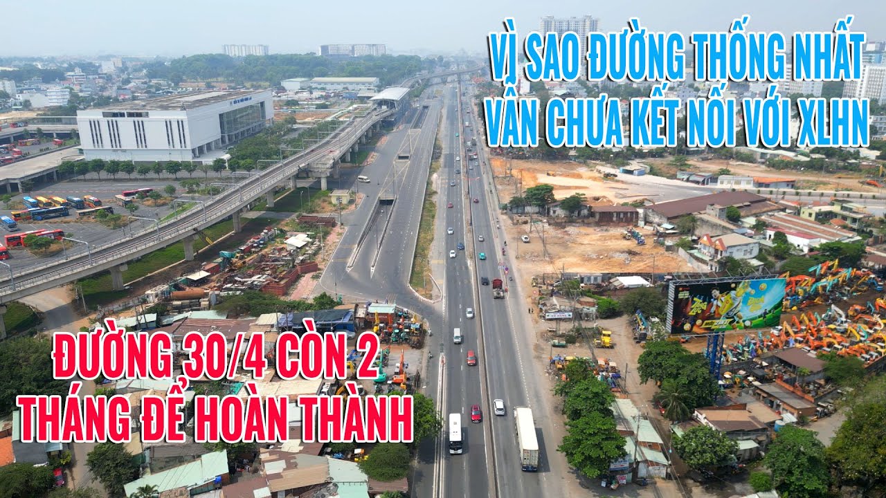 Tiến độ mở rộng đường 30/4 và Thống Nhất kết nối XLHN