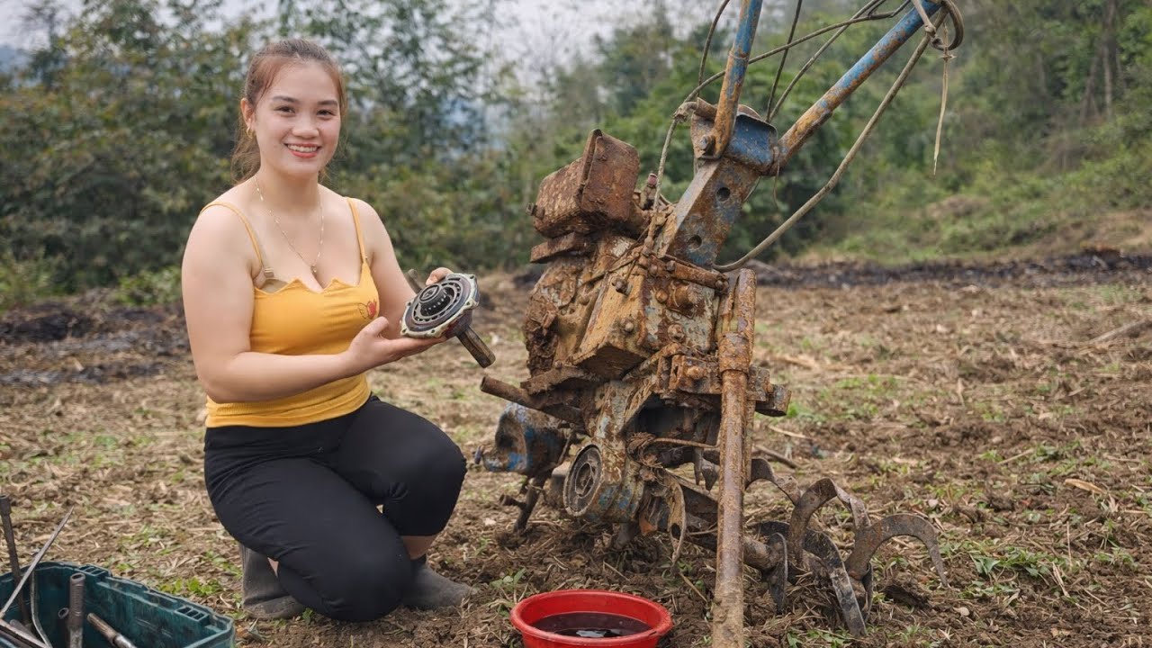 The Beautiful Female Mechanic and Her Act of Saving the Poor Farmer's Rice Mill